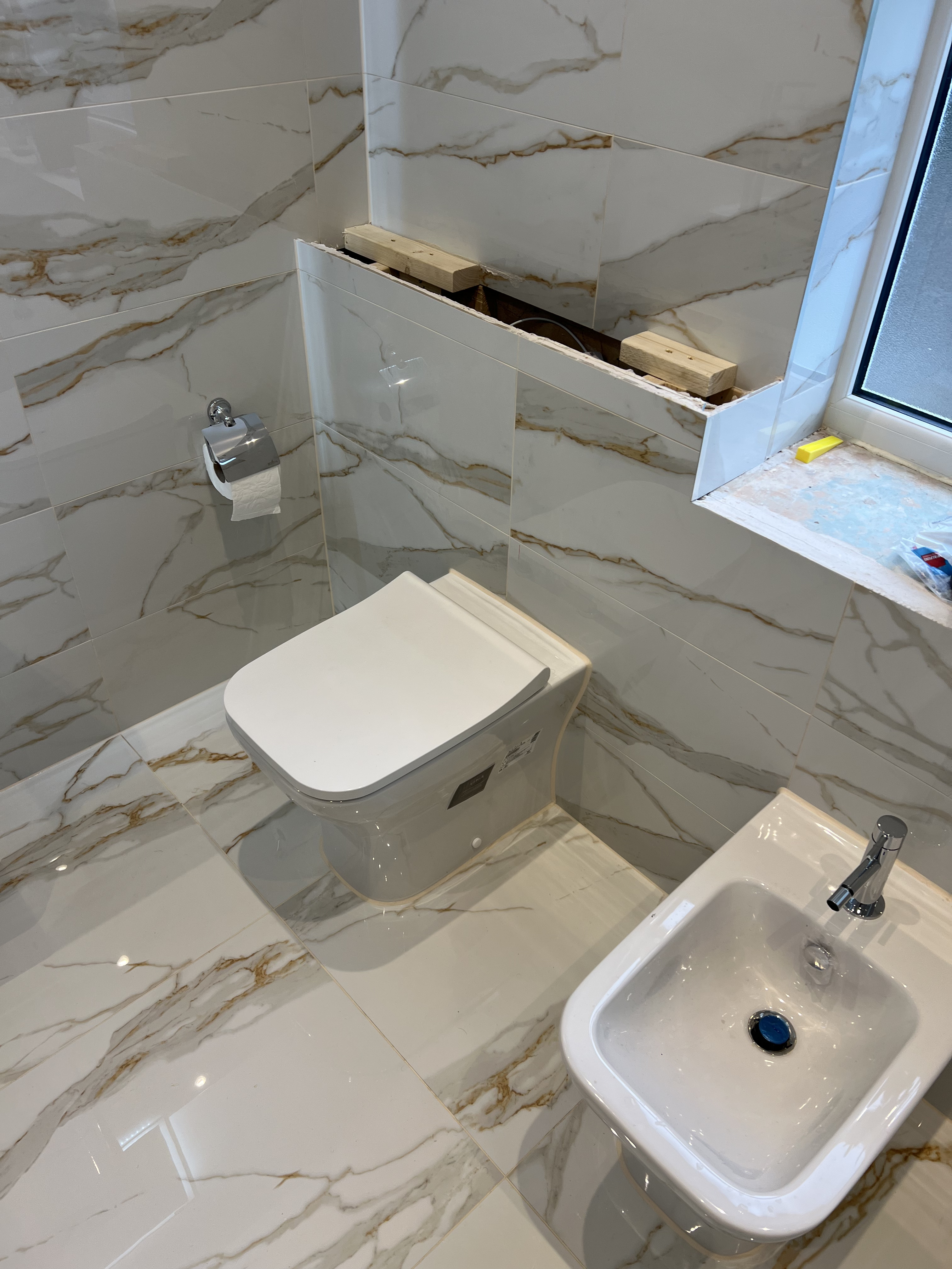 Walk-in wet room